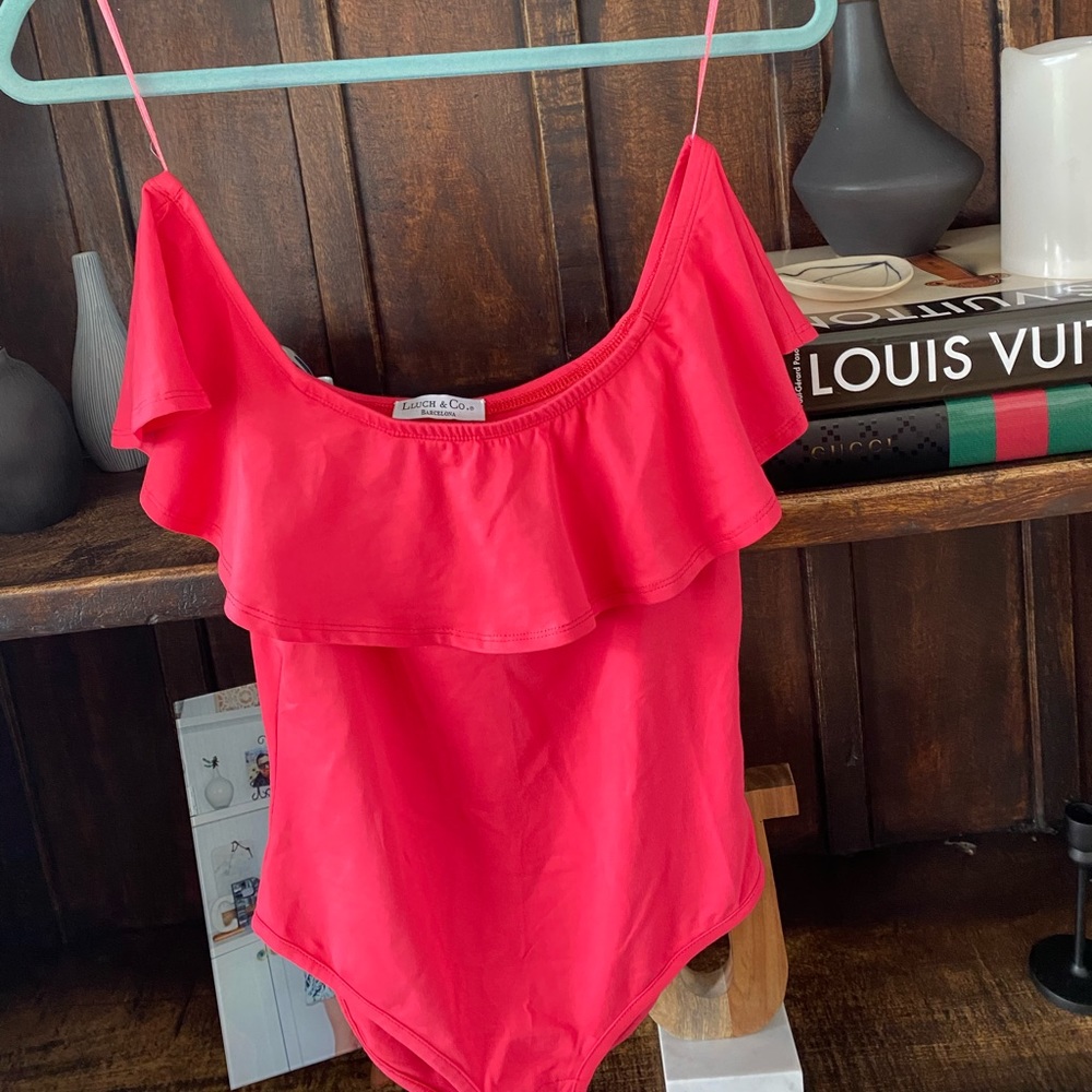 Hot pink bodysuit